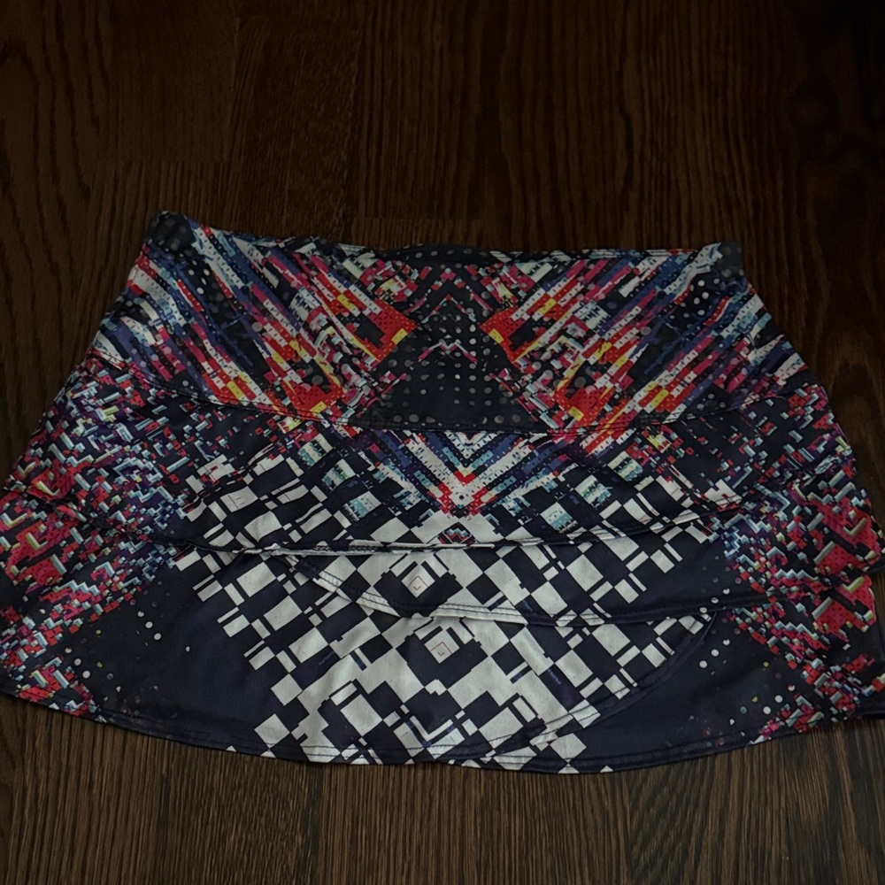 Colorful Geometric Women's  Athletic Skirt